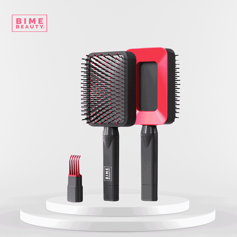 Self-Cleaning Rectangular Hair Brush