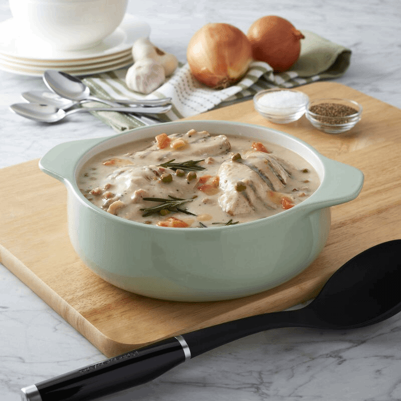 Pistachio Stone Round Baker 2.25 QT