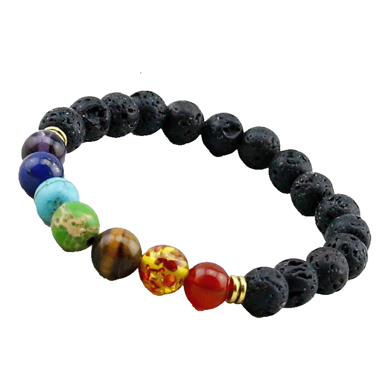 7 Chakra Natural Stone Bracelet