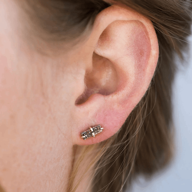 Druzy Bar - Rose Gold