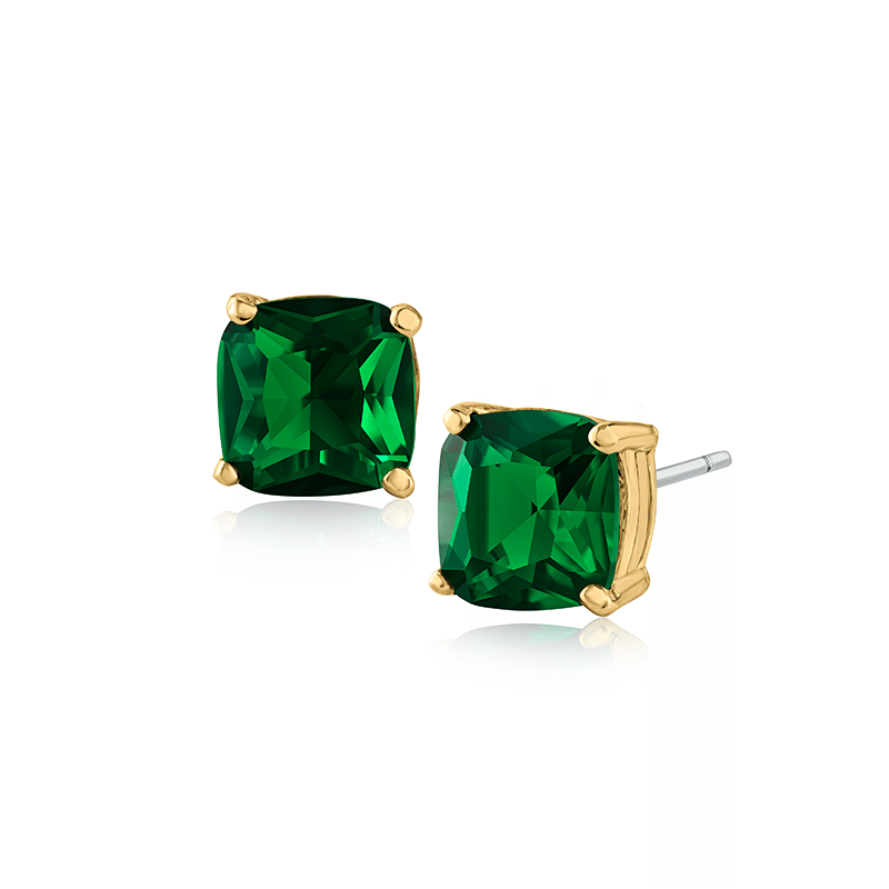 5Cttw Cushion Cut Cz Stud Earrings