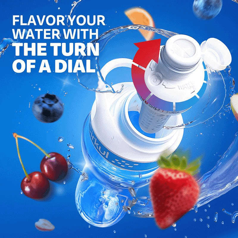 32oz Insulated Squeeze Bottle with 3 Cartridges