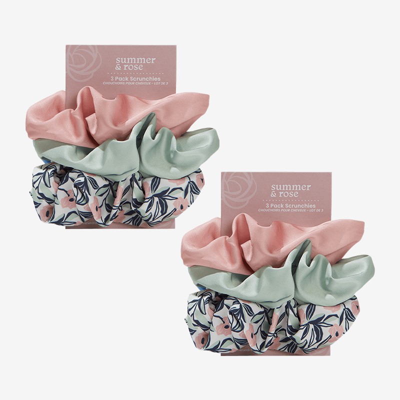 Summer & Rose Joelle Scrunchies S/3 - Summer Oasis