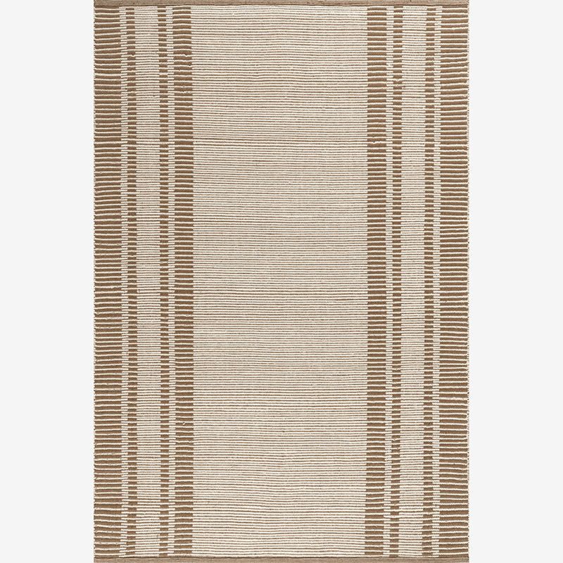 Virgo Striped Reversible Wool Area Rug