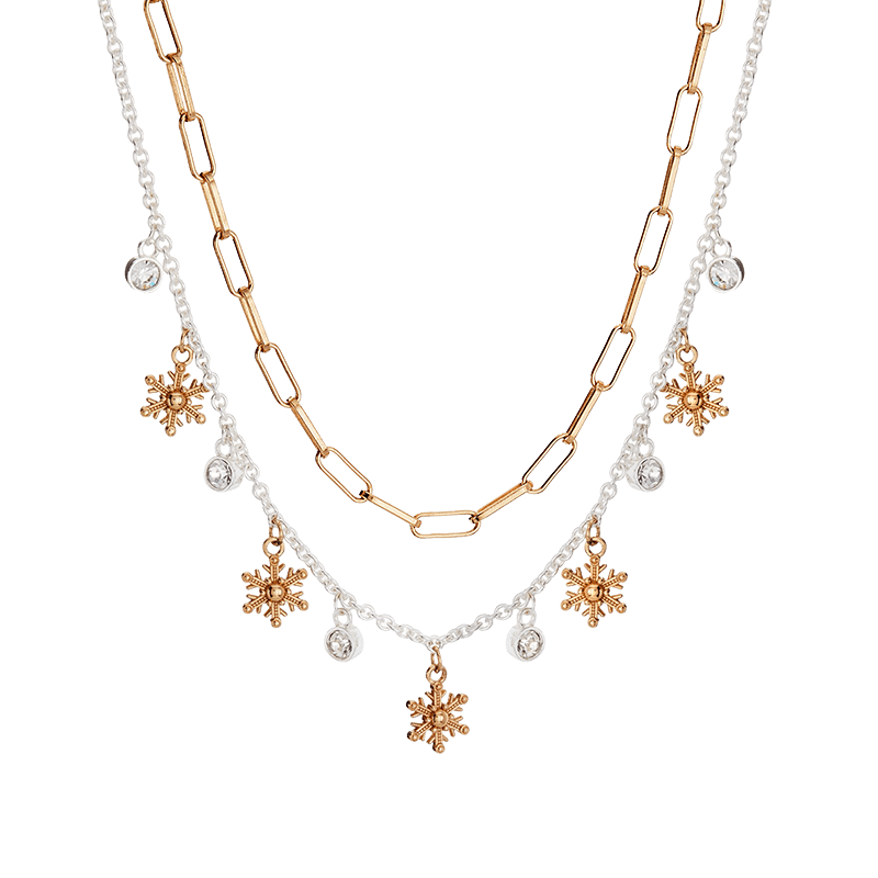 Snowflake Charm Necklace