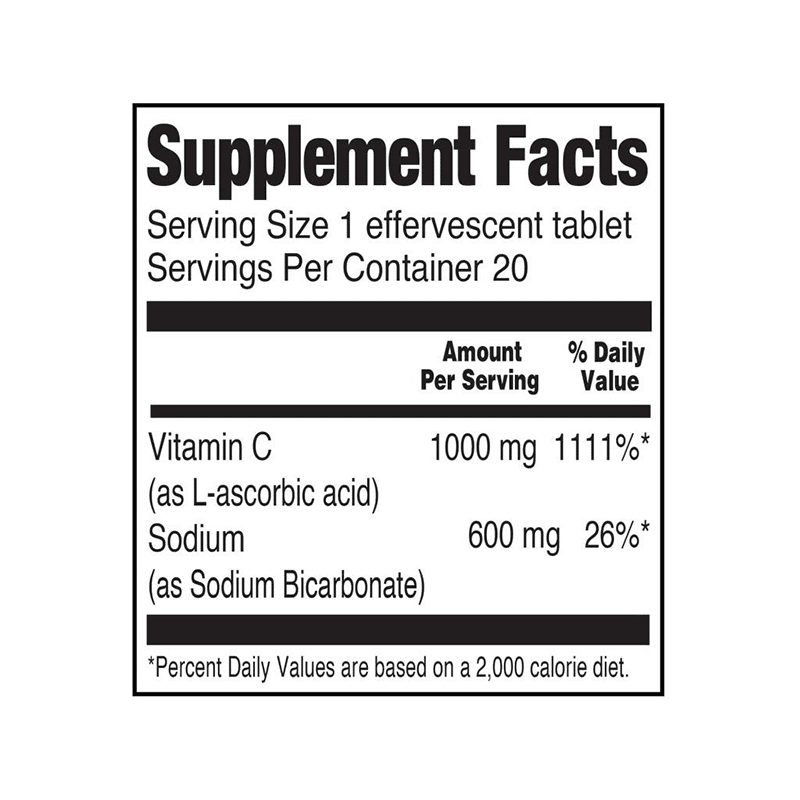 Effervescent Vitamin C Tablets