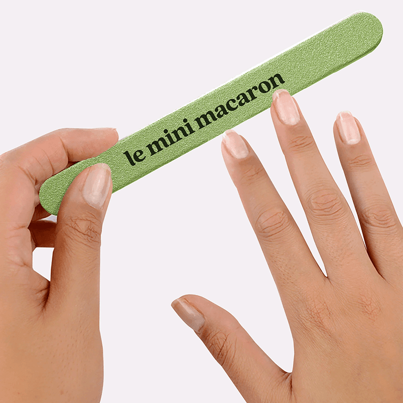 Nail File Glitter Green