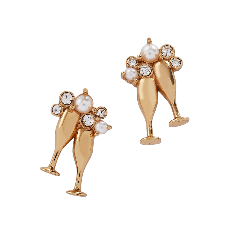 Champagne Stud Earrings