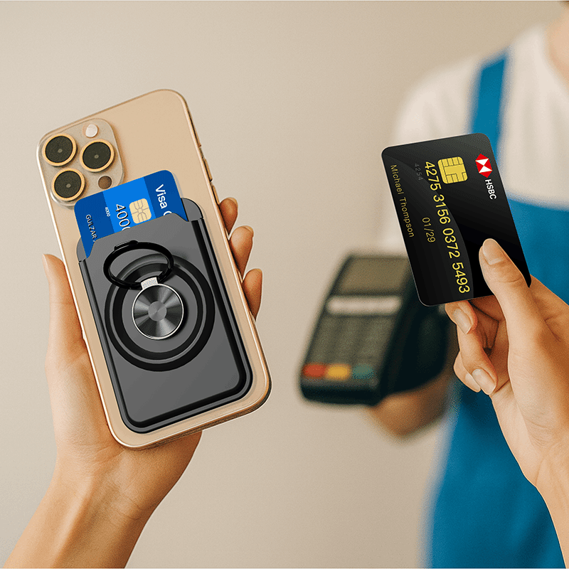 MagSafe Compatible Wallet with Ring