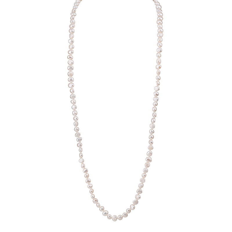36 Inches Broque Freshwater Pearl Necklace