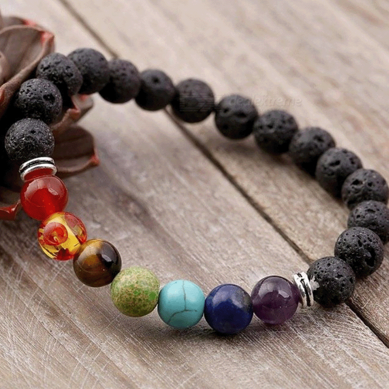 7 Chakra Natural Stone Bracelet