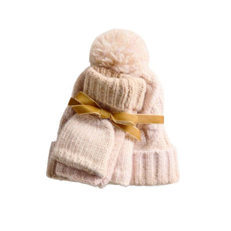 Rainbow Run Hat + Glove Set
