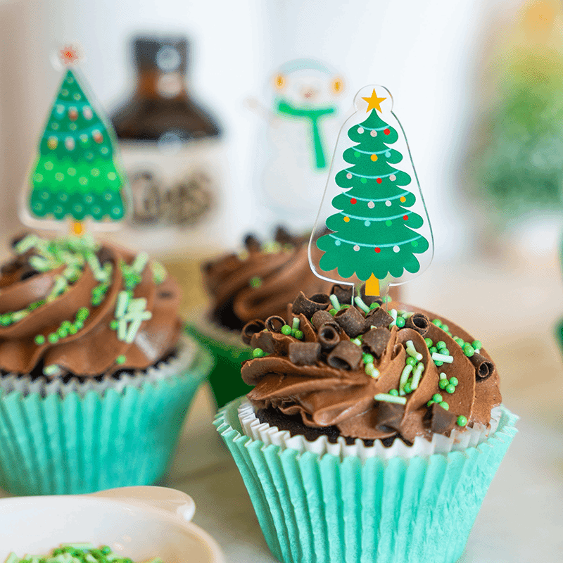 Let's Get A Tree Treat Toppers (6 pcs)