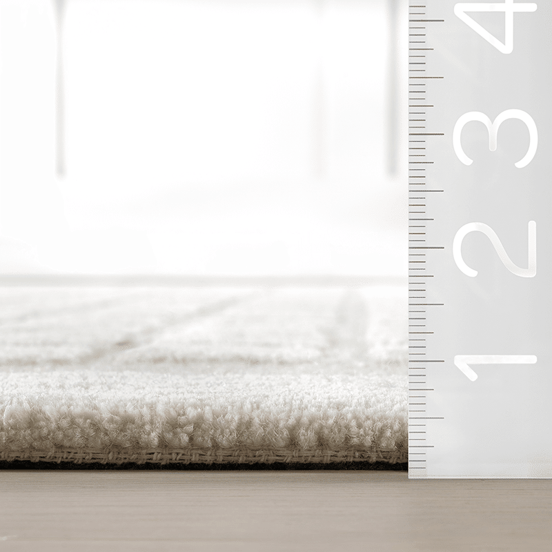 Fritz Checkered Wool Area Rug