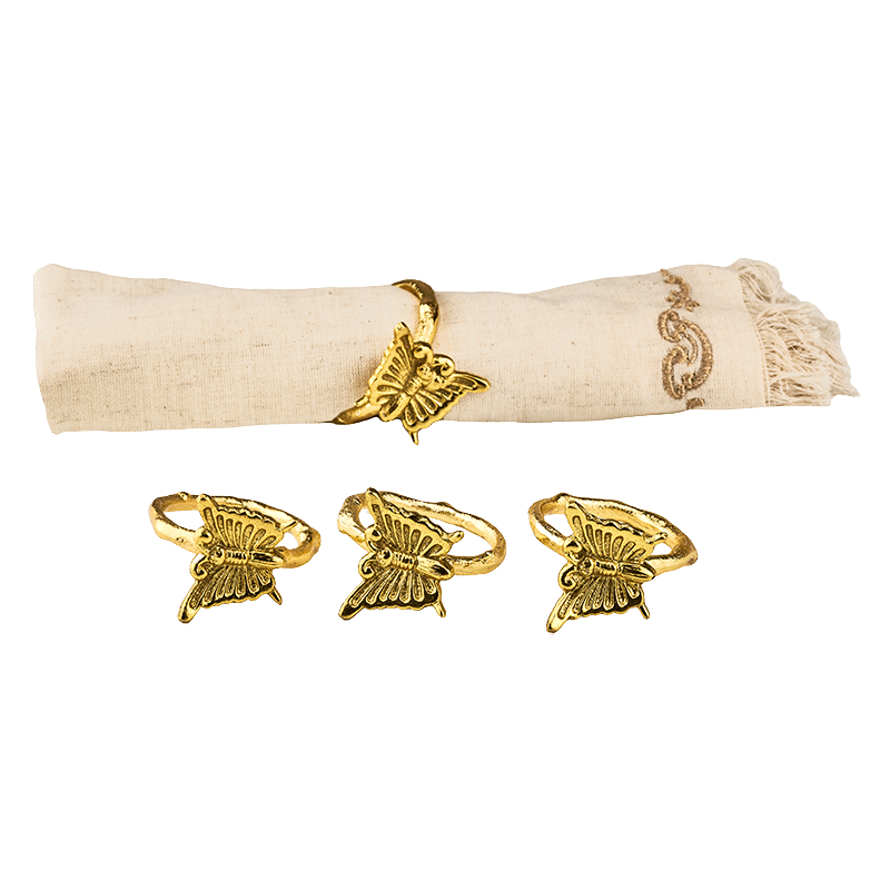 Butterfly Napkin Rings (Set of 4)