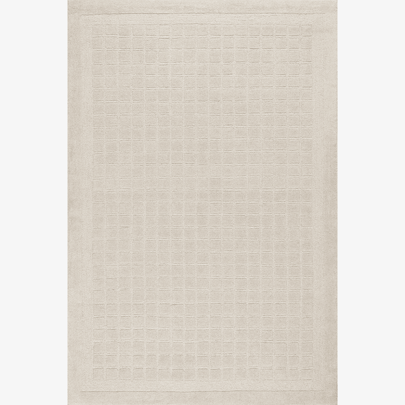 Fritz Checkered Wool Area Rug