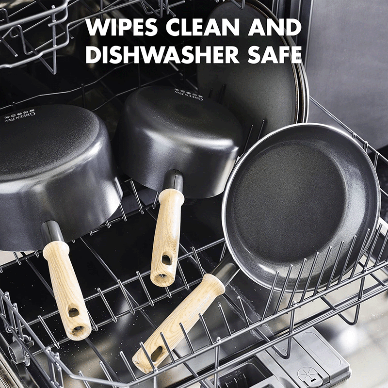 Hudson Nonstick Ceramic 8 Piece Cookware Set