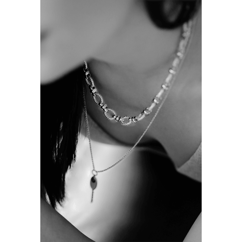 Glo Chain Necklace (Silver)