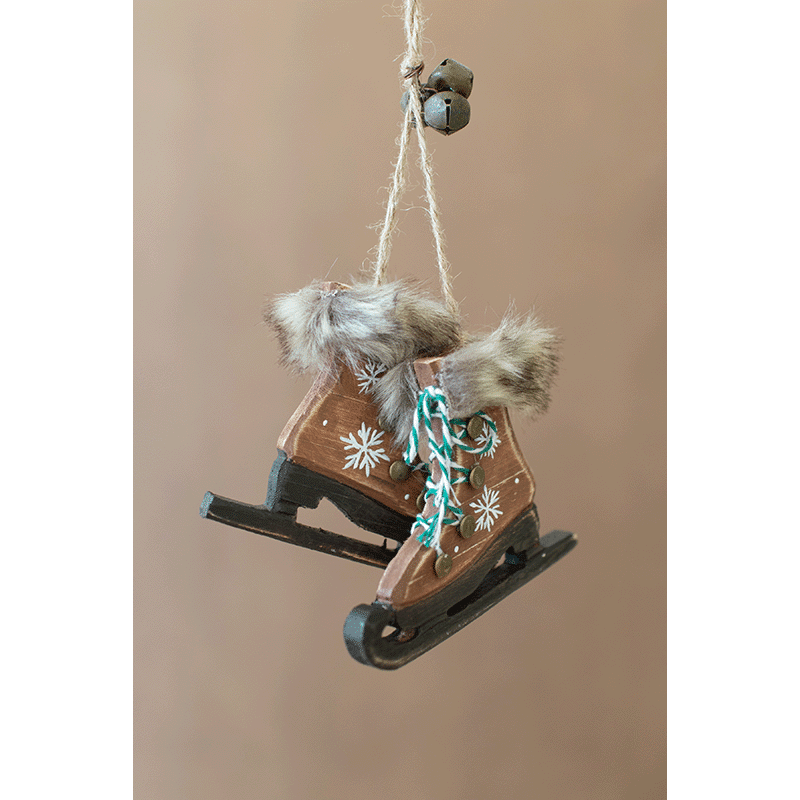 Pair of Skates Christmas Ornament
