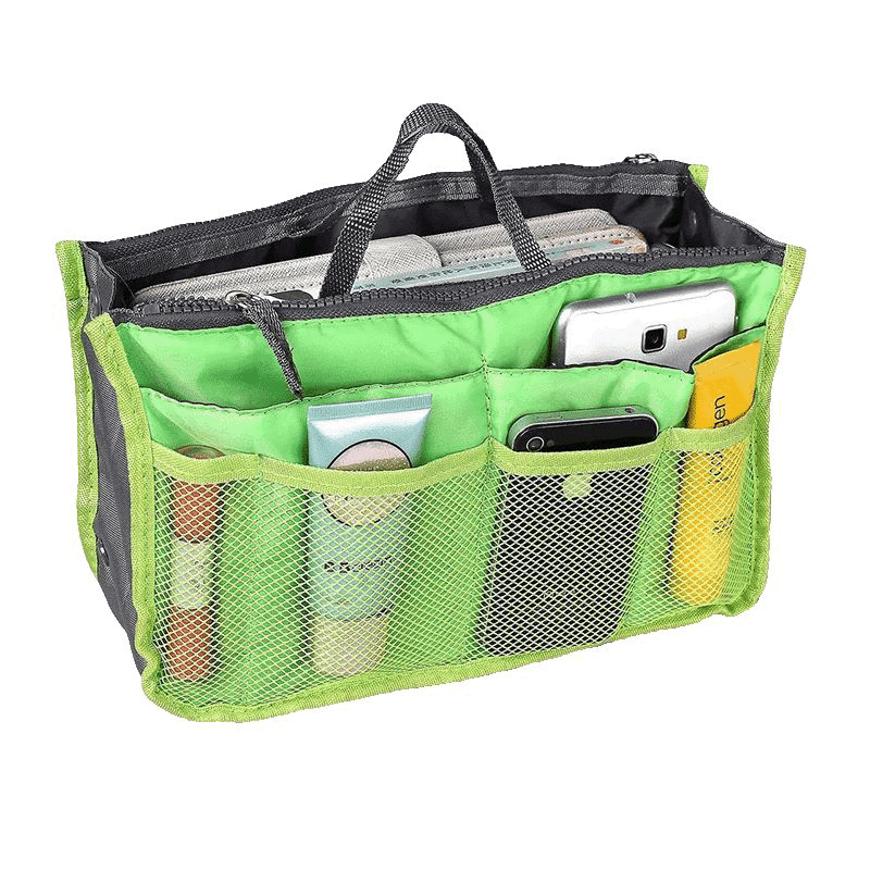 Bag Insert Organizer with Hand Strap