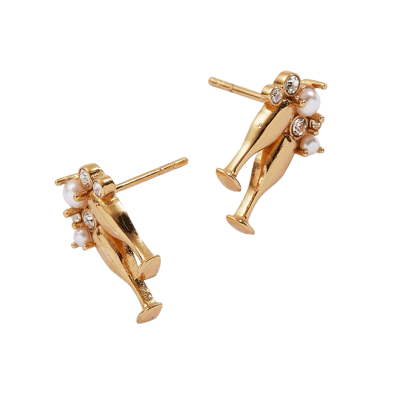 Champagne Stud Earrings