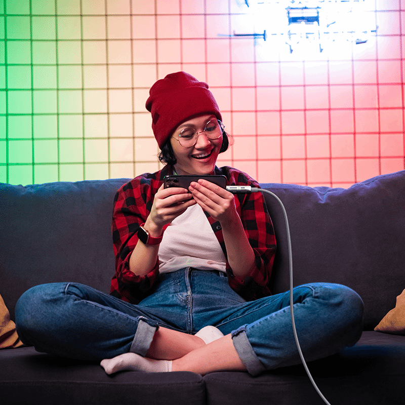 4-in-1 USB-A/USB-C to USB-C/Lightning Cable