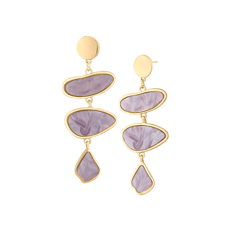 Organic Shapes Drop Earrings