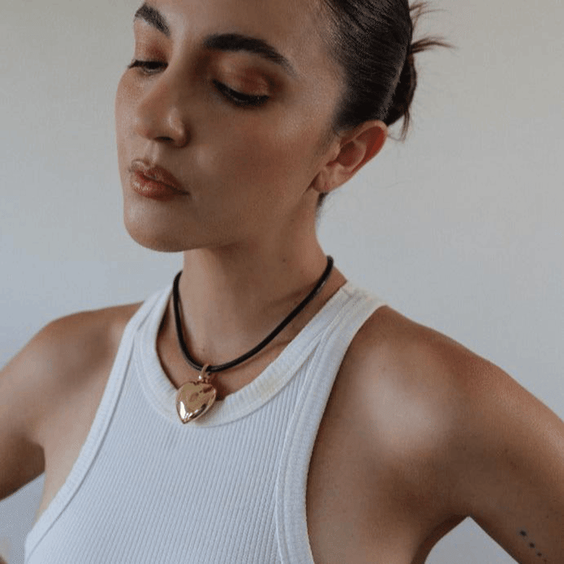 Casey Large Heart Necklace