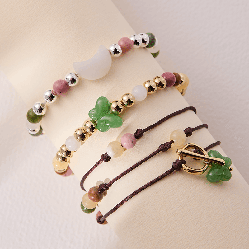 Moon Healing Stone Stretch Bracelet