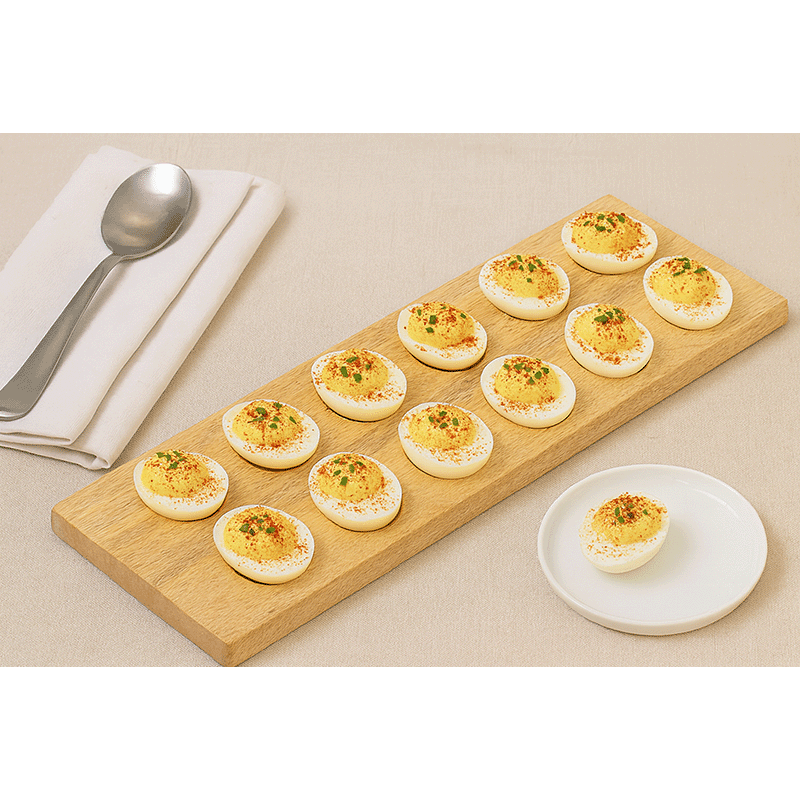 Rectangle Wood Egg Tray