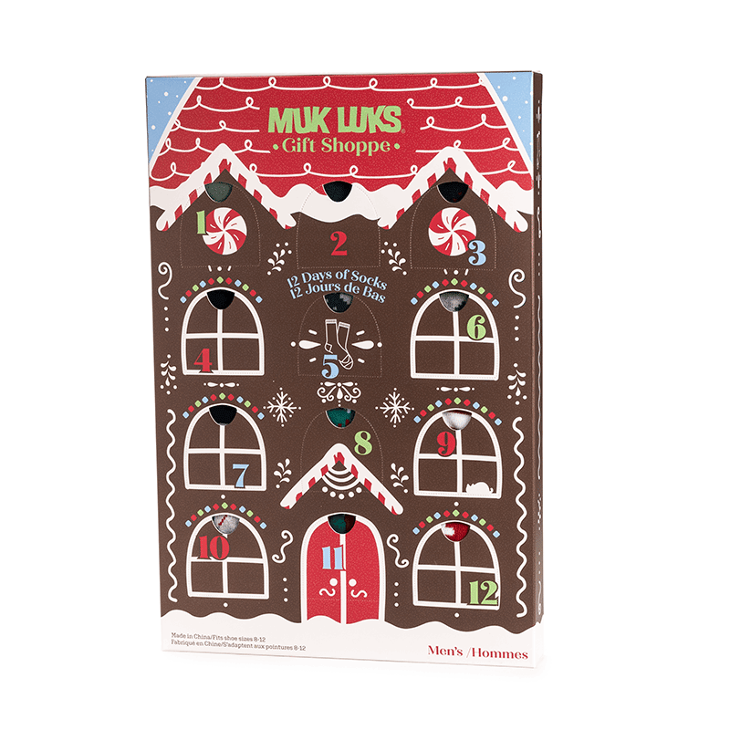 Men's 12 Days of Christmas Socks Multi