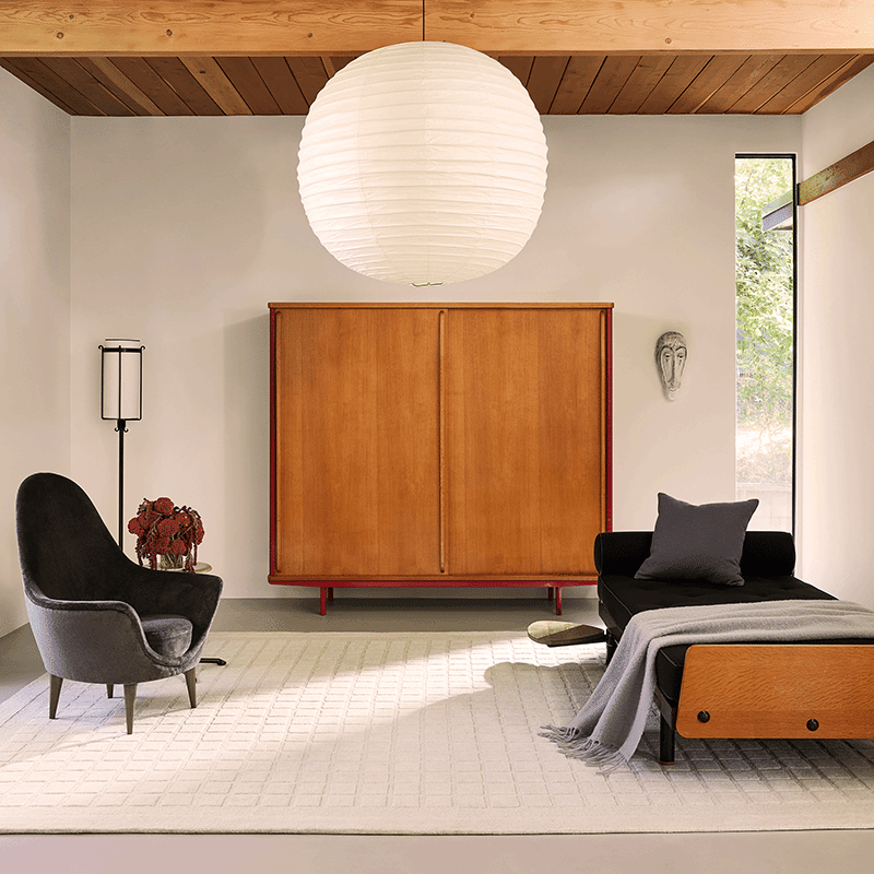 Fritz Checkered Wool Area Rug