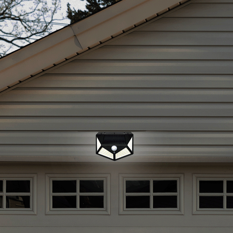 Wireless Motion Sensor LED Wedge Outdoor Light (2 Pack)