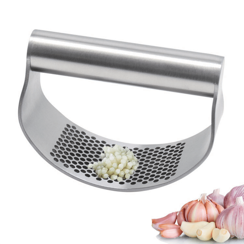 Ergonomic Handheld Garlic Crusher