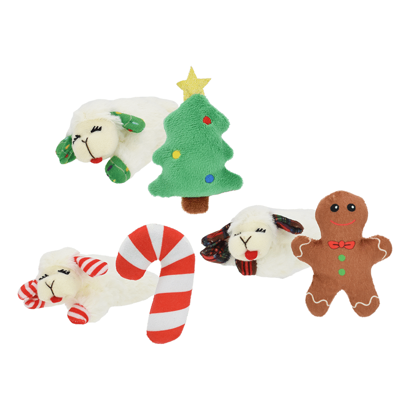 Lamb Chop Holiday 2pk Cat Toy