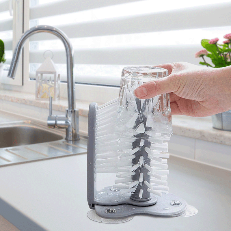 Multi-Angle Tumbler Cleaning Brush