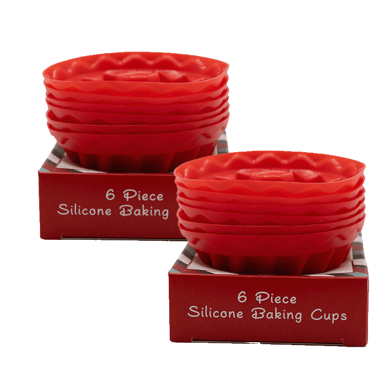 Reusable Silicone Baking Cups (12 Pack)