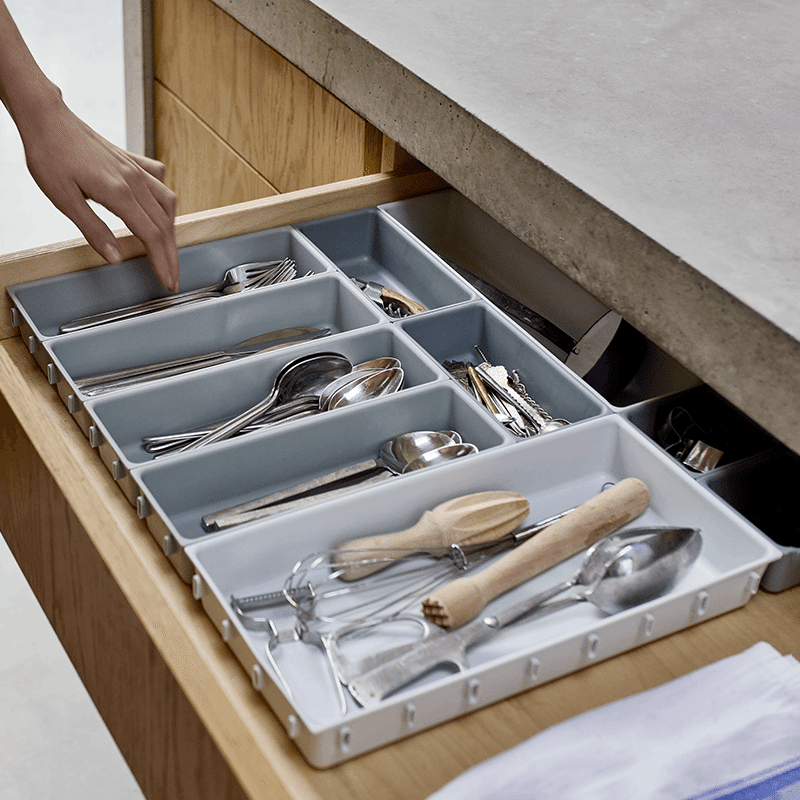 Blox 10 Piece Modular Drawer Organizer Set