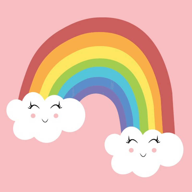 Rainbow- Kids Paint by Numbers