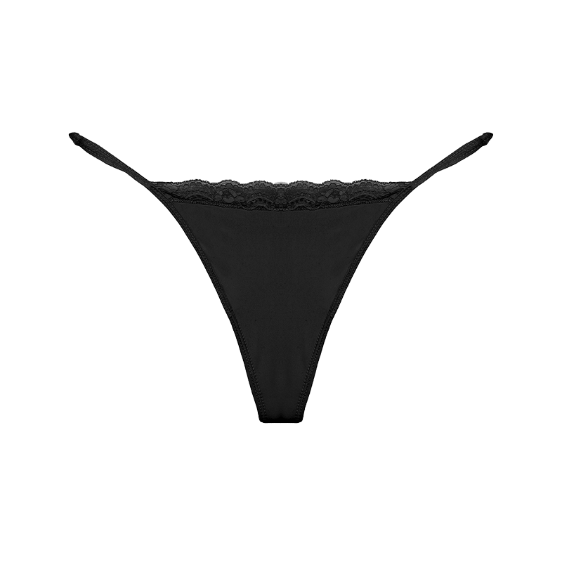 Ultra Smooth Lace Leakproof String Thong Liner