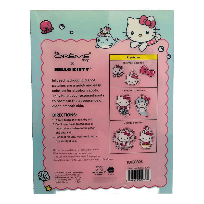 The Creme Shop x Hello Kitty Bye, Blemish Hydrocolloid Patches - 3PC