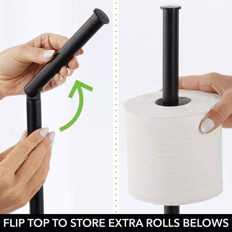Modern Toilet Paper & Roll Holder