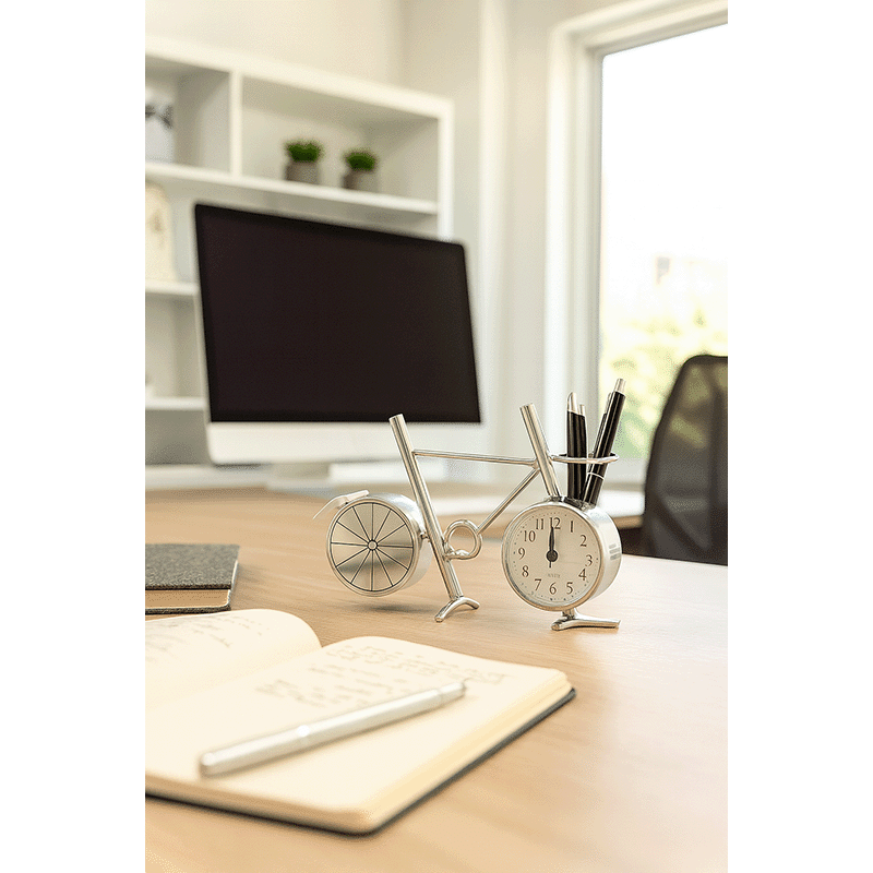 Vintage Bicycle-Inspired Desk Caddy