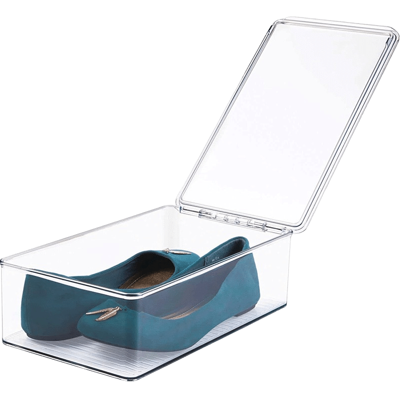 Stackable Clear Shoe Boxes (4 Pack)