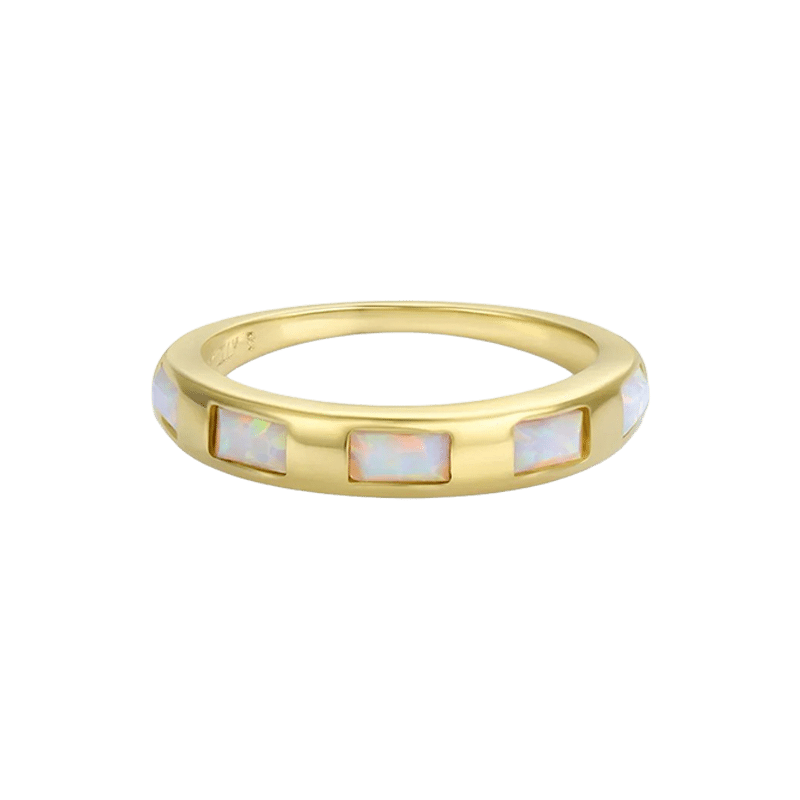 Opal Inset Ring