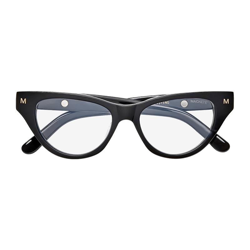 Suzy Glasses in Black Blue Light