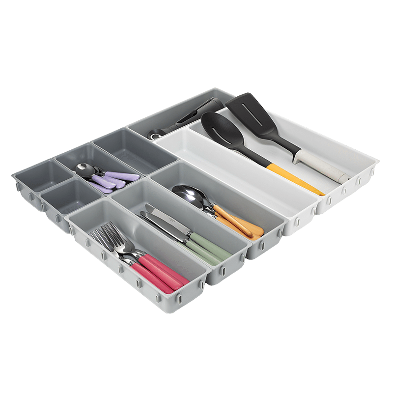 Blox 10 Piece Modular Drawer Organizer Set