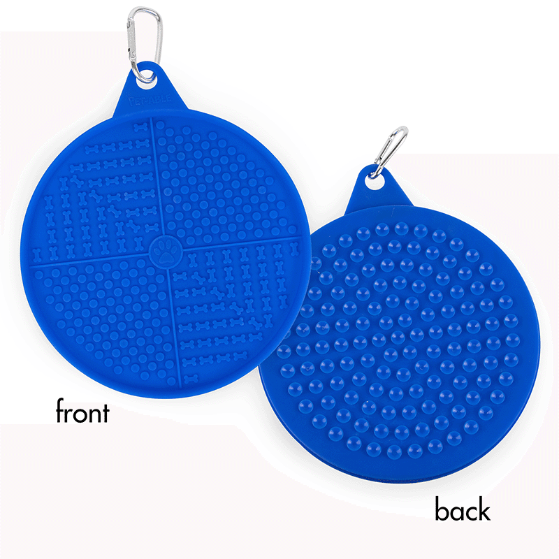 Lick Pad with Carabiner (2 Pack)