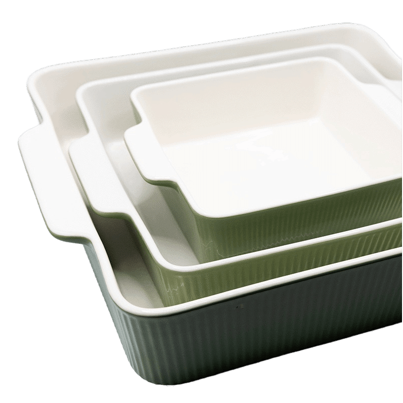 3 Piece Ceramic Bakeware Set