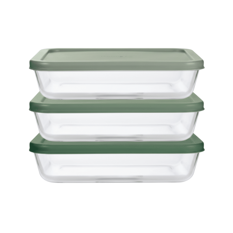 Glass Containers w/ Lids